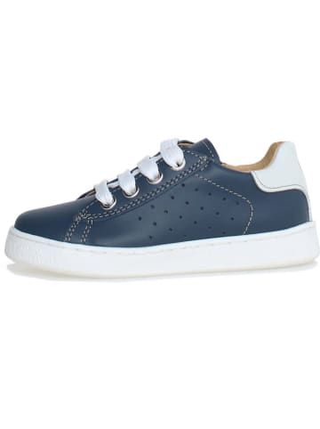 Naturino Skórzane sneakersy "Hasselt" w kolorze granatowym