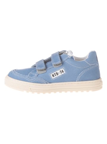 Naturino Skórzane sneakersy "Ariton" w kolorze niebieskim