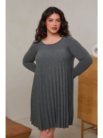 Curvy Lady Jurk kaki