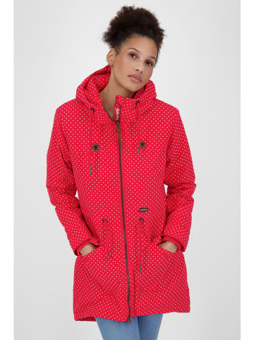 alife and kickin Winterjacke "CharlotteAK" in Rot/ Weiß