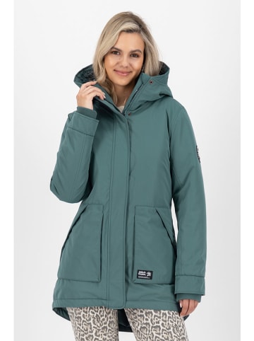 alife and kickin Parka "FloraAK" w kolorze turkusowym