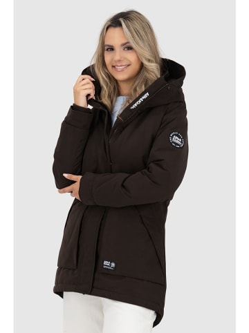 alife and kickin Parka "FloraAK" w kolorze brązowym