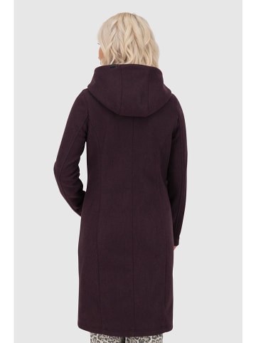 alife and kickin Wintermantel "VenedaAK" in Aubergine