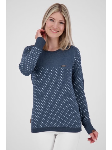 alife and kickin Longsleeve in Dunkelblau/ Weiß