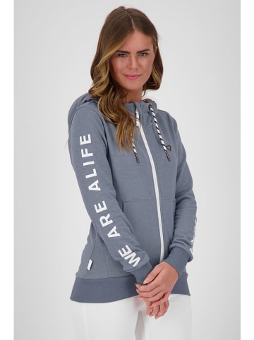 alife and kickin Sweatjacke "JessyAK" in Blaugrau
