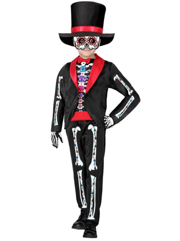 Widmann Kostium "DIA DE LOS MUERTOS" w kolorze czarno-czerwonym