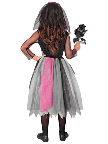 Widmann Kostüm "FLOWER SKELETT GIRL" in Grau/ Pink