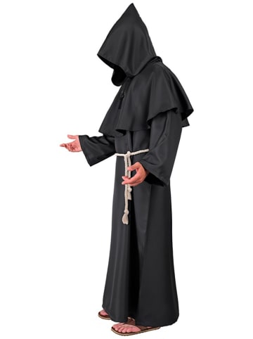 Widmann Kostuum "DONKERE MONNIK" zwart