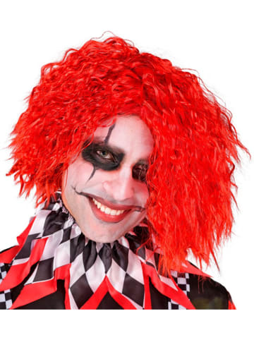 Widmann Killer Clown Pruik rood