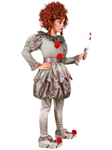 Widmann Kostium "Killer clown" w kolorze szarym