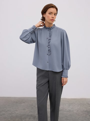 BGN Bluse in Anthrazit