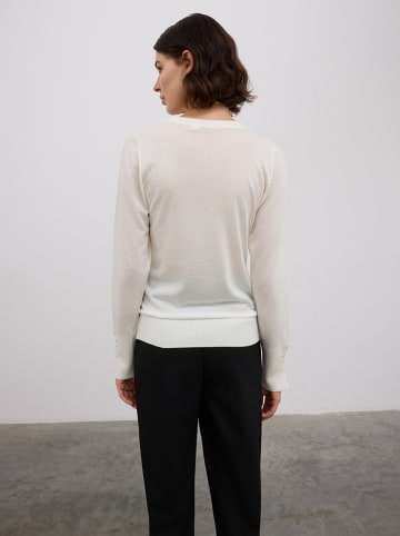 BGN Sweter w kolorze kremowym