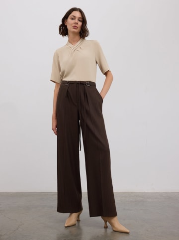 BGN Spodnie w kolorze brązowym