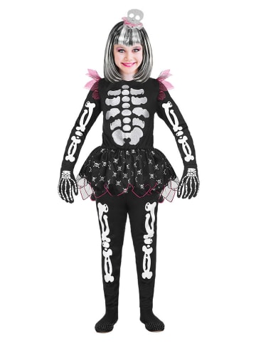 Widmann 2-częściowy kostium "Skeleton" w kolorze czarno-srebrnym