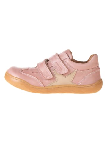 kmins Leren barefootschoenen roze/beige