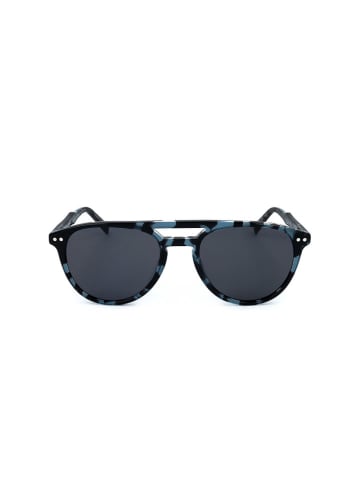 Levi's Męskie okulary przeciwsłoneczne w kolorze niebiesko-brązowym