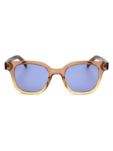 Levi's Okulary przeciwsłoneczne unisex w kolorze jasnobrązowo-niebieskim