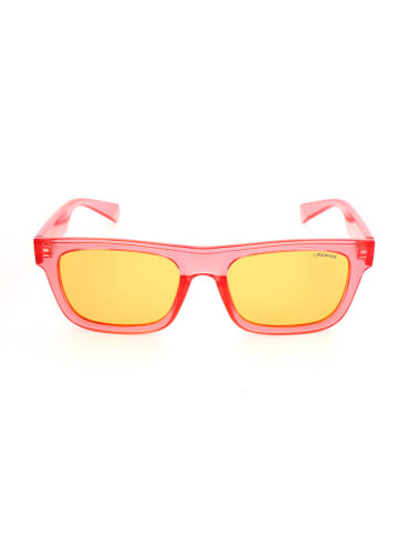 Polaroid Męskie okulary przeciwsłoneczne w kolorze różowo-żółtym