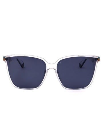 Polaroid Okulary przeciwsłoneczne unisex w kolorze czarnym