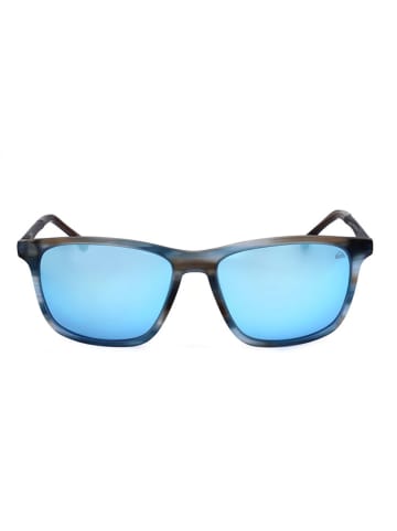 Quiksilver Męskie okulary przeciwsłoneczne w kolorze brązowo-błękitnym