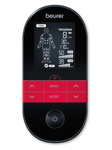Beurer Muskelstimulator "EM 59 Heat Digital TENS/EMS" in Schwarz