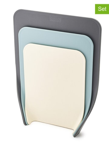 JosephJoseph 3-delige set: transport-snijplanken "Nest Chop" blauw/grijs/wit