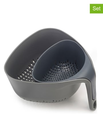 JosephJoseph 2er-Set: Siebe "Nest" in Grau