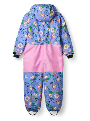 Småfolk Schneeanzug "Vögel und Blumen" in Lila