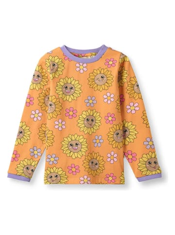 Småfolk Longsleeve "Sonnenblumen" in Orange