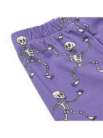 Småfolk Leggings "Skelette" in Lila