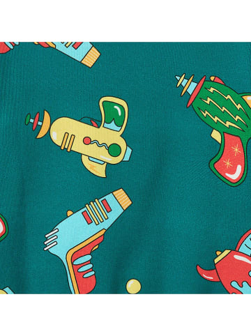 Småfolk Sweatbroek "Space Blaster" groen