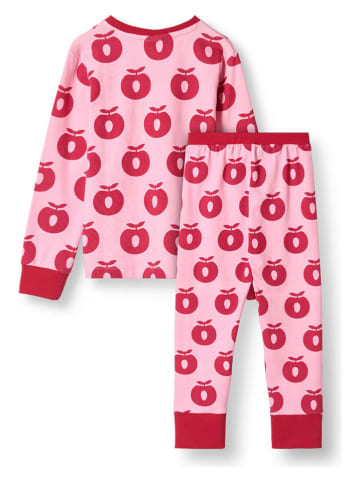 Småfolk Pyjama "Äpfel" in Rosa