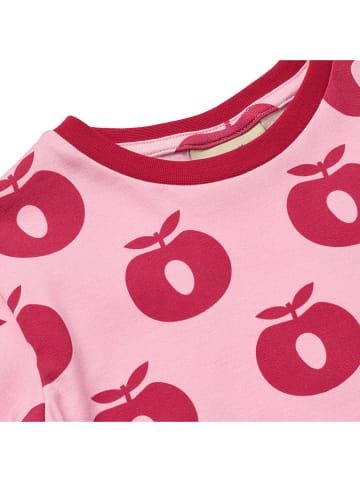 Småfolk Pyjama "Äpfel" in Rosa