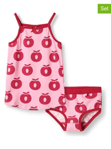Småfolk 2tlg. Wäsche-Set "Äpfel" in Rosa