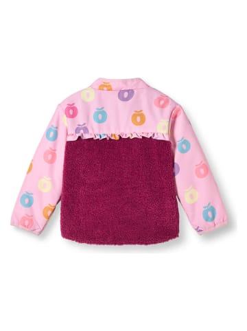 Småfolk Fleece vest "Appel" lichtroze/rood