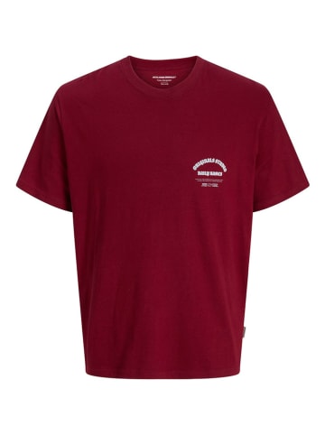 Jack & Jones Koszulka w kolorze bordowym