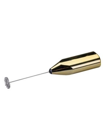 Fackelmann Milchschäumer in Gold - (L)20 cm