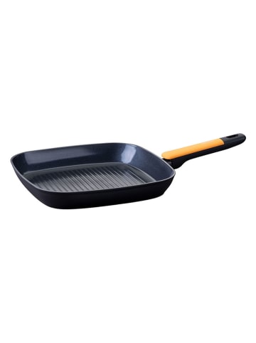 Fackelmann Grillpfanne "Soft Collection" in Schwarz/ Gelb - (L)28 x (B)28 cm
