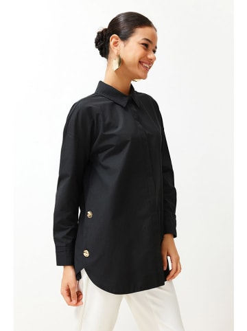 trendyol Bluzka w kolorze czarnym