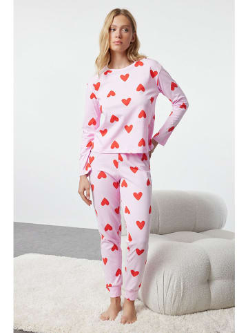trendyol Pyjama in Rosa