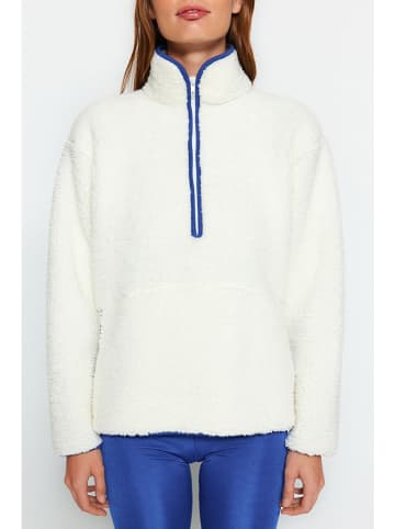 trendyol Bluza polarowa w kolorze kremowym