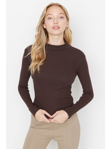 trendyol Rollkragenpullover in Braun