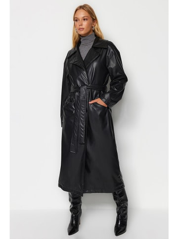 trendyol Trenchcoat in Schwarz