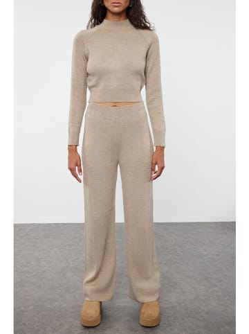 trendyol 2-częściowy zestaw w kolorze beżowym