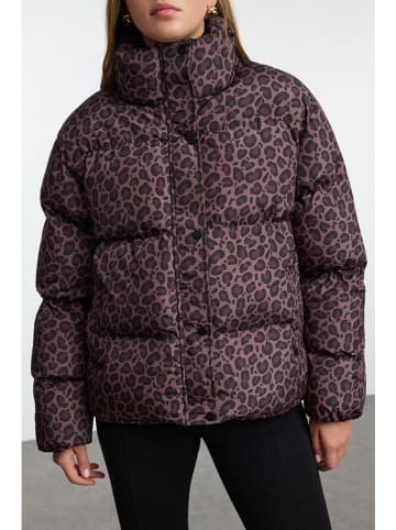 trendyol Kurtka zimowa w kolorze brązowym