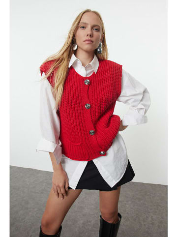 trendyol Strickweste in Rot