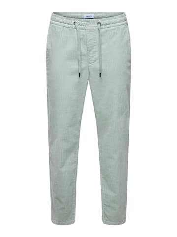 ONLY & SONS Spodnie sztruksowe "Linus" w kolorze błękitnym