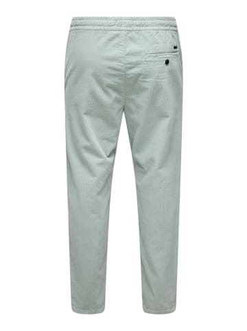 ONLY & SONS Spodnie sztruksowe "Linus" w kolorze błękitnym