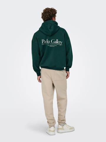 ONLY & SONS Hoodie "Gallery" in Petrol