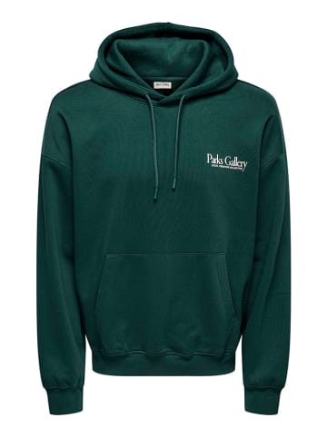 ONLY & SONS Hoodie "Gallery" in Petrol